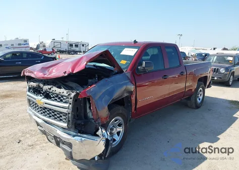 2014 Chevrolet Silverado 1500 Work Truck 2Wt из США, поврежденный, VIN 1GCRCPEH1EZ135190